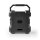 Bluetooth®-Lautsprecher | Batteriespielzeit: bis zu 13 Stunden | Tisch Design | 5 W | Mono | Eingebautes Mikro | Schwarz