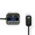 Kfz Audio FM Transmitter | Fest | freisprechend | 0.8 " | LED Bildschirm | USB Ladung | Schwarz/Grau