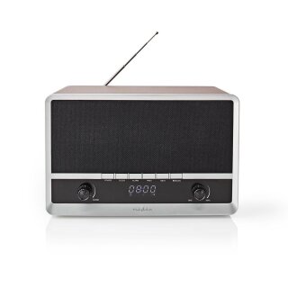 Retro Holz Design Radio FM digital Display Vintage Look Bluetooth Lautsprecher