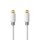 1m F-Stecker Kabel 24k vergoldet Highend TV kabel HD 3D 4K Antenne