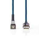 1m USB-C Winkelstecker 180° Winkel Gaming Ladekabel...