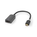 Adapter USB 3.2 Gen 1 Typ-C Stecker | Ausgang HDMI Buchse Laptop TV 60Hz