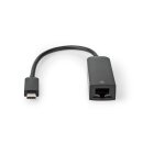 Adapter USB 3.2 Gen 1 |Typ-C Stecker | RJ45 Buchse 1000...