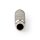 Stereo-Audio-Adapter | 3.5 mm Stecker | 6.35 mm Buchse | Vergoldet | Gerade | Metall | Gold / Metall | 1 Stück | Verpackung mit Sichtfenster