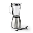 Standmixer 800W Edelstahl silber schwarz Küchenmixer Mixer Smoothie Maker