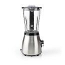 Standmixer 800W Edelstahl silber schwarz Küchenmixer Mixer Smoothie Maker