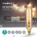 LED-Filament-Lampe E27 Retro Vintage Glühbirne Design geschwungen Leuchtmittel