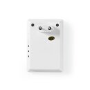 Drahtlose Türklingel Set Wireless Doorbell Funk Funkklingel Taster weiß