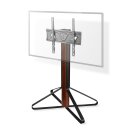TV Ständer Holz 43 - 65 Zoll Bodenständer Mahagoni Fernseher Halterung