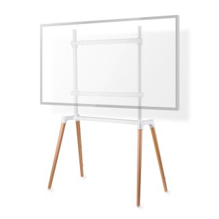 TV Fernseher Ständer Fuß Bodenständer 60 62 64 70 72 75 Zoll Holz weiß Designer