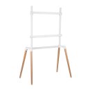 TV Fernseher Ständer Fuß Bodenständer 60 62 64 70 72 75 Zoll Holz weiß Designer