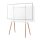 TV Fernseher Ständer Fuß Bodenständer 60 62 64 70 72 75 Zoll Holz weiß Designer