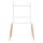 TV Fernseher Ständer Fuß Bodenständer 60 62 64 70 72 75 Zoll Holz weiß Designer