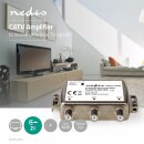 Kabelfernsehen Verstärker Zweigeräteverstärker 2-fach DVB-C CATV Repeater