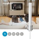 5G / 4G / 3G Antenne | 5G | Aussenbereich | 698 - 5000 MHz | Verstärkung dBi (bei Antennenkabel): 6 dB | 7.0 m | Weiss