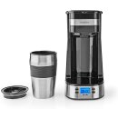 1 Tassen Kaffeemaschine + Thermobecher +Toaster + Wasserkocher Frühstück-Set