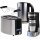 1 Tassen Kaffeemaschine + Thermobecher +Toaster + Wasserkocher Frühstück-Set