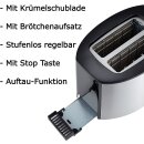 1 Tassen Kaffeemaschine + Wasserkocher + Toaster + Eierkocher + Thermobecher Edelstahl Set