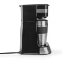 1 Tassen Filter Kaffeemaschine + Thermobecher + 2-Schlitz Toaster + Brötchen-Aufsatz