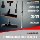 XL Zubehör Set 35mm Staubsaugerrohr Kombidüse Staubpinsel Fugendüse Möbelpinsel