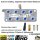 Sat Splitter 8-Fach Digital Antennenverteiler + F-Stecker + Wetterschutz