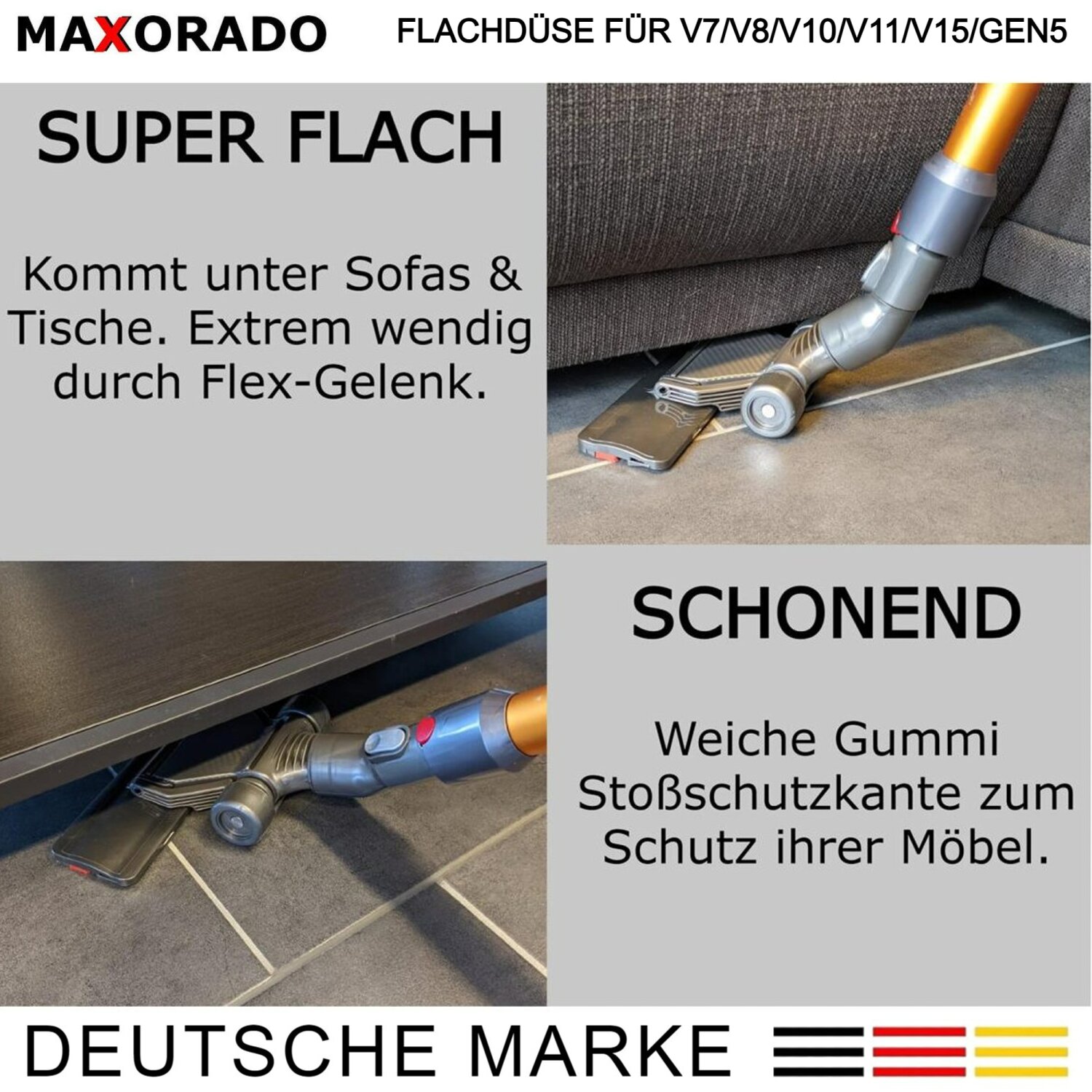 Bodendüse für Dyson Original V7 V8 V10 V11 V15 V12 Ersatzteil, 19,90