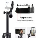 Profi 30-60cm Stativ für Smartphone iPhone Tripod Halterung