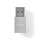 USB-Adapter | USB 3.2 Gen 1 | USB-A Stecker | USB-C Buchse Kupplung Metall 5 Gbps