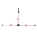 UKW Dipol Antenne Wurfantenne Koax IEC vergoldet High End Radio T Antenna