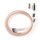 UKW Dipol Antenne Wurfantenne Koax IEC vergoldet High End Radio T Antenna