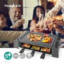 6 Personen Raclette Raclettegrill mit Grill Grillplatte...