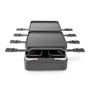 8 Personen Raclette mit Steinplatte und Grill Tisch Premium Raclettegrill Raklette