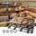 8 Personen Raclette mit Steinplatte und Grill Tisch Premium Raclettegrill Raklette