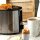 Kaffeemaschine + Toaster + Dauerfilter + 2 Tassen Frühstücksset schwarz