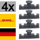 4x Ersatzteil für IKEA Kvartal Paneelwagen Rollenhalter Laufleiste