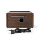 Retro Design Analog UKW FM Radio Tisch Holz Design braun