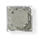 Netzwerk-Wanddose | Unterputz | 2-Port | CAT6a | up tp 10Gb/s Netzwerk Dose Internet
