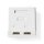 Aufputz Netzwerk-Wanddose Dose CAT6 CAT 6 STP Ethernet Gigabit Internet 2 Port AP