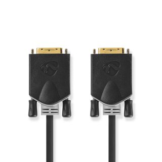 DVI-D 24+1-Pin Stecker Kabel | 2560x1600 | Vergoldet | 3m Highend Monitor PC Computer