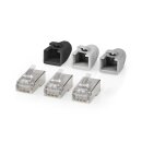 10 Stück RJ45-Stecker | Pass Through | FTP CAT6 | Vergoldet | Netzwerk Stecker für Ethernet