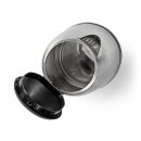 Wasserkocher 1,7L Aluminium silber schwarz groß 2200W 6-8 Tassen 360° Drehsockel