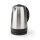 Wasserkocher 1,7L Aluminium silber schwarz groß 2200W 6-8 Tassen 360° Drehsockel