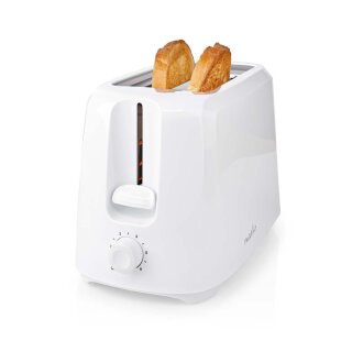 Toaster ohne brötchenaufsatz weiß weiss 700W 6 Bräunungsstufen