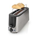 Edelstahl Langschlitztoaster Langschlitz Toaster mit...