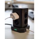 Brennenstuhl Premium Tisch Steckdosenleiste 8-fach + 4 USB Ports