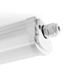 LED Feuchtraum Lichtleiste | 60cm | 12W | IP65 Bad Werkstatt Lampe Decke