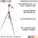 105cm 5/8 Zoll Stativ Tripod Dreibein laserstativ Baustativ