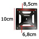 Mini Adapter Platte für Stativ 1/4 Zoll für Boxen Beamer Lautsprecher Montage