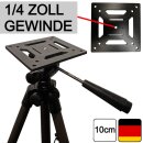 105cm Stativ Tripod + Platte Montage Lautsprecher Beamer...