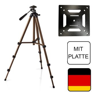 134cm Stativ + Platte für Lautsprecher Beamer Flutlicht Boxen Tripod